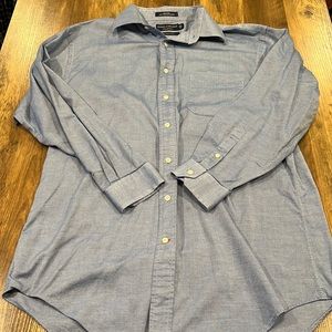 Daniel Cremieux Richard Shirt 100% Cotton Blue Button-Down | 16.5 33